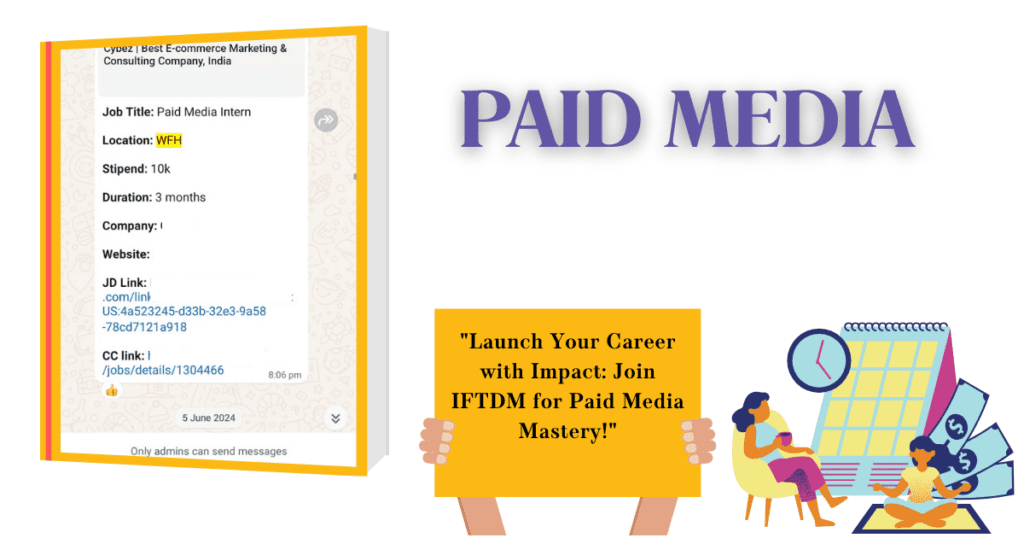 Start a Paid Social Advertising Specialist Course with IFTDM